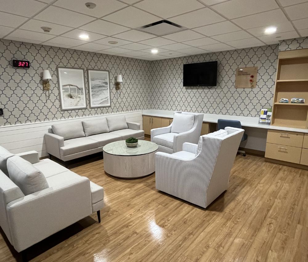 Ronald McDonald House NICU Family Room within the Bernard & Millie Duker Children’s Hospital at Albany Medical Center.