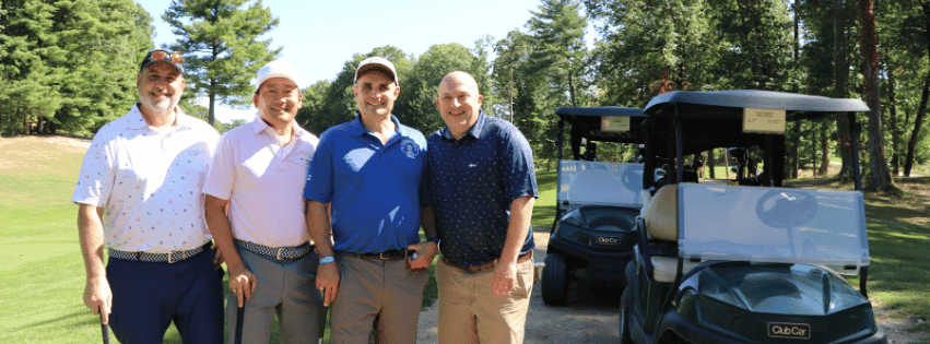 Golfers with Golfcart